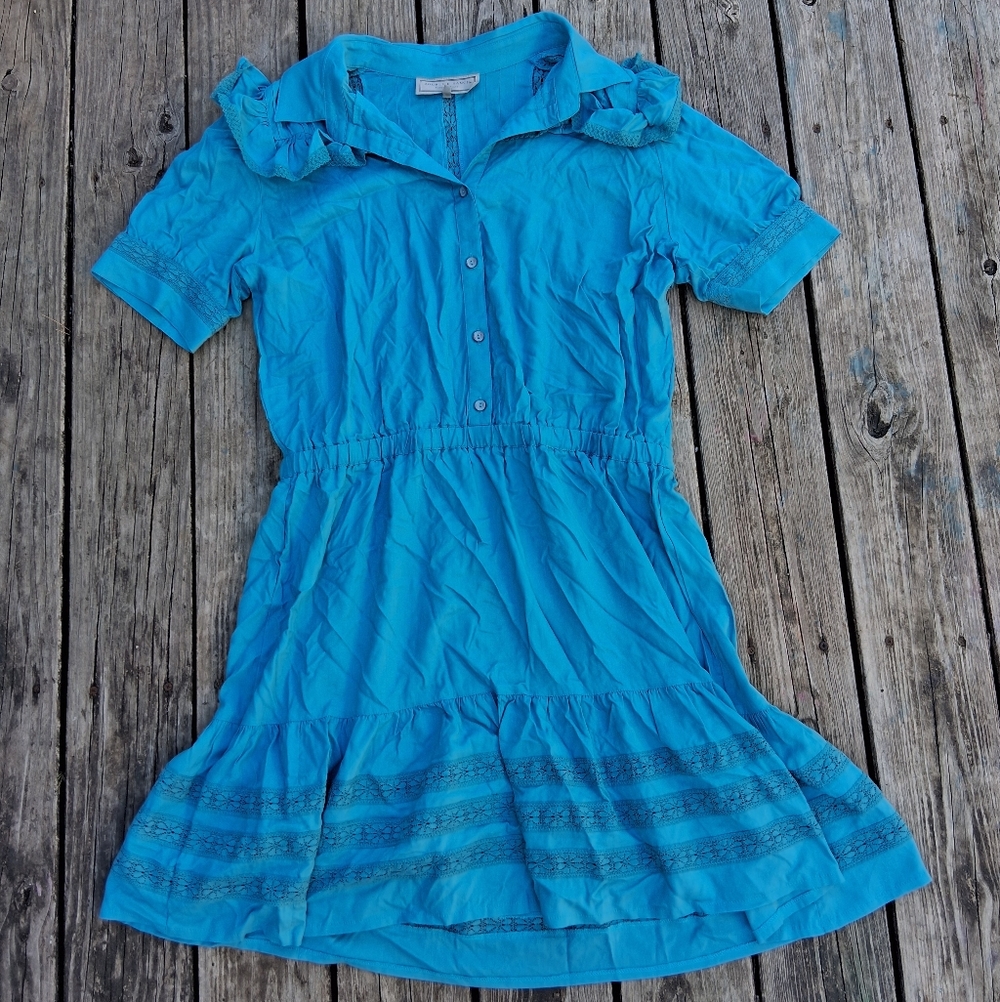 Double D Ranch Cottagecore Rayon Ruffle Dress 1X